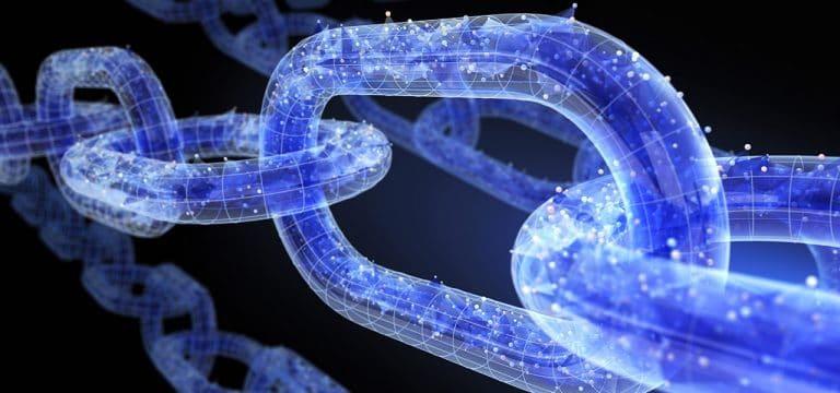 Blockchain technology concept